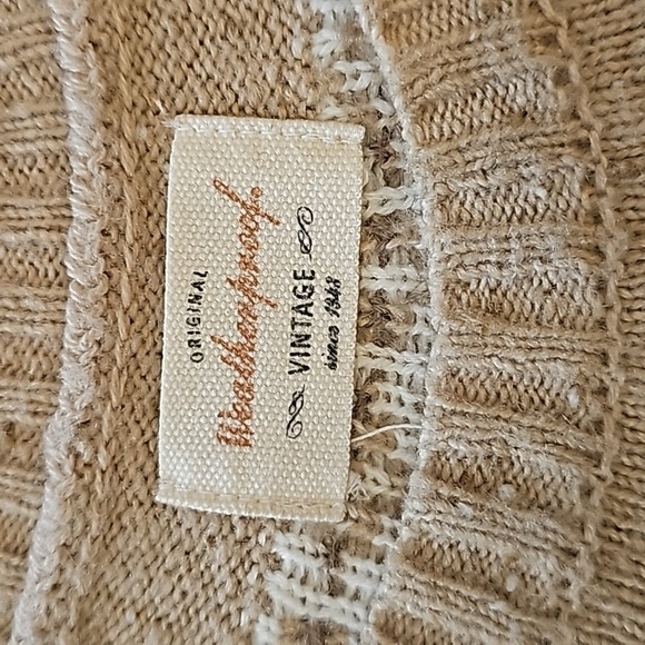 Weatherproof Vintage CrewNeck Oatmeal Sweater - Picture 5 of 6